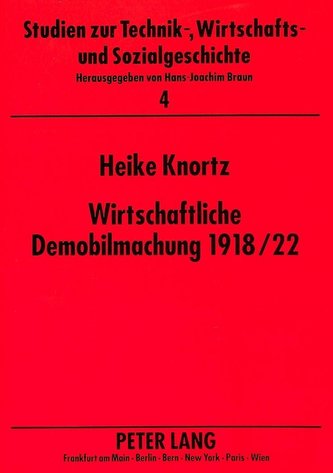 Wirtschaftliche Demobilmachung 1918/22