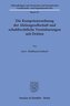 Die Kompetenzordnung der Aktiengesellschaft und schuldrechtliche Vereinbarungen mit Dritten.