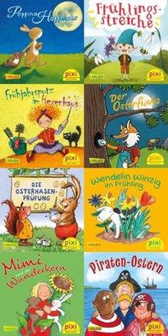 Pixi-Bundle 8er Serie 266: Bei Pixi ist der Frühling da (8x1 Exemplar)