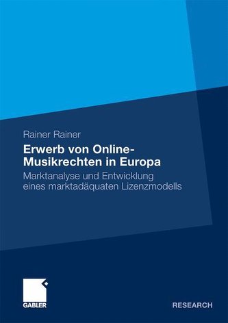 Marktadäquate Lösungsansätze für den Erwerb von Online-Musikrechten