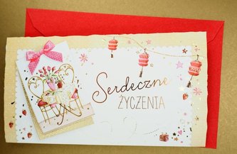 Karnet Życzenia + koperta ARGUS