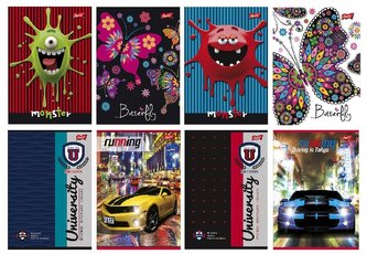 Brulion A6/96K kratka twarda oprawa (10szt)