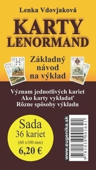Karty - Lenormand (karty + brožúrka) Karty - Lenormand (karty + brožúrka)