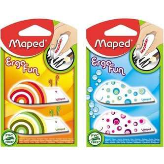 Gumka Ergo Fun wielokolorowa 2szt bls MAPED