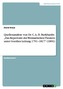 Quellenanalyse von Dr. C. A. H. Burkhardts \"Das Repertoire des Weimarischen Theaters unter Goethes Leitung 1791-1817\" (1891)