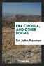 Fra Cipolla, and Other Poems