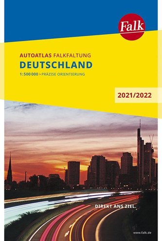 Falk Autoatlas Falkfaltung Deutschland 2021/2022 1:500 000