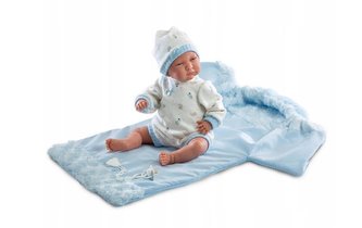 Lalka 74039 bobas Lalo w niebieskim beciku