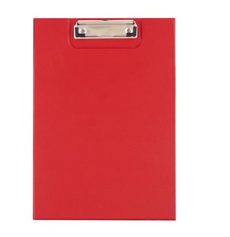Deska A5 PVC z klipem czerwona D.RECT