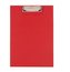 Deska A5 PVC z klipem czerwona D.RECT