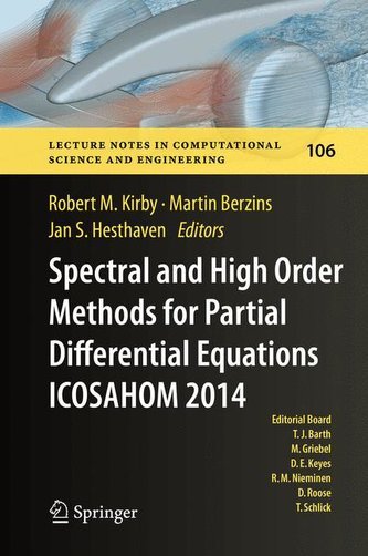 Spectral and High Order Methods for Partial Differential Equations  - ICOSAHOM '14