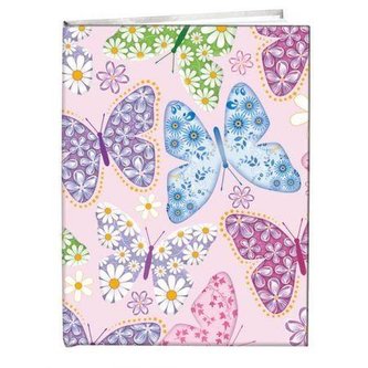 Notes gładki 13x18cm Motyl