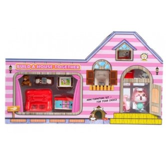 Meble z akcesoriami kotek