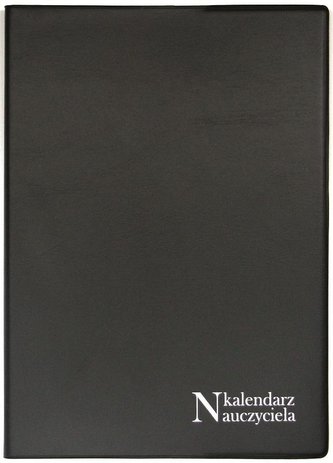 Kalendarz Nauczyciela A5 2020/2021 PCV czarny