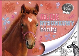 Blok rysunkowy biały A4/20K Nice and Pretty