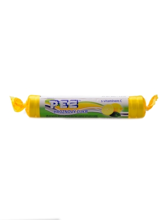 Haas - Hroznový cukr + vitamín C 39 g tablety - jahoda
