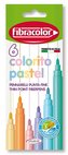 Pisaki Colorito Pastel 6 kolorów FIBRACOLOR
