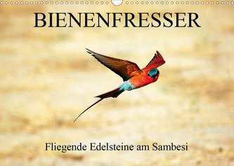 Bienenfresser - Fliegende Edelsteine am Sambesi (Wandkalender 2021 DIN A3 quer)