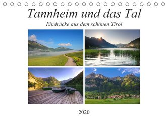 Tannheim und das Tal (Tischkalender 2020 DIN A5 quer)