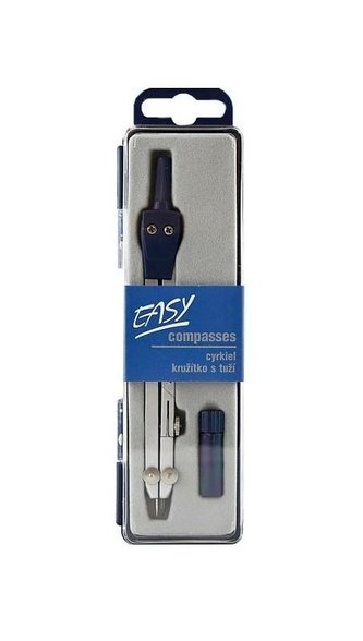 Kovový kompas s grafitom EASY