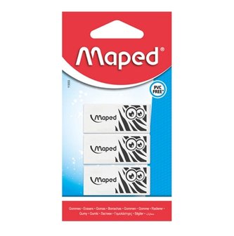 Gumka Mini Technic Pulse 3szt blst MAPED