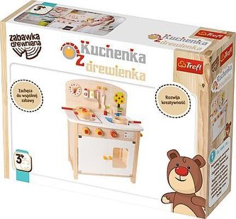 Zabawka drewniana - Kuchenka z drewienka TREFL