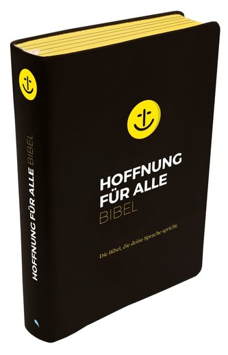 Hoffnung für alle. Die Bibel - \"Black Hope Edition\" Großformat mit Loch-Stanzung