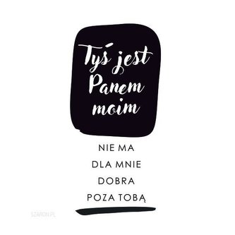 Podstawka korkowa - Tyś jest Panem moim ciemne