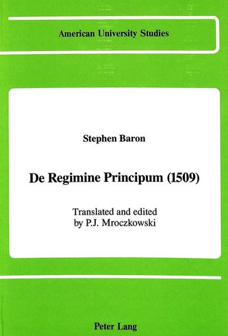 De Regimine Principum (1509)
