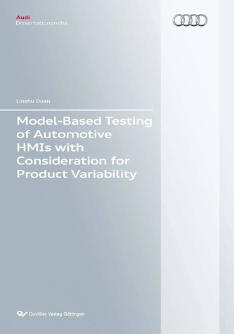 Model-Based Testing of Automotive HMIs with Consideration for Product Variability
