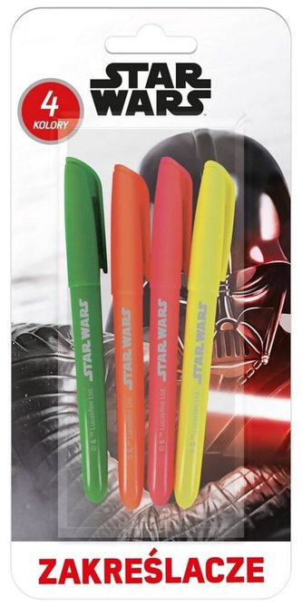 Zakreślacz Star Wars 4 kolory