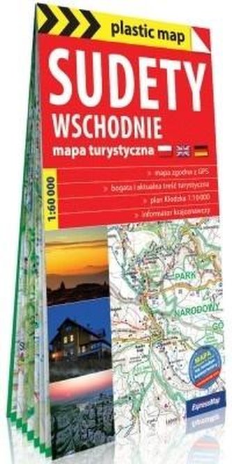 Plastic map Sudety Wschodnie 1:60 000 w.2018 Plastic map Sudety Wschodnie 1:60 000 w.2018