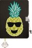 Pamiętnik z kłódką A5/96K Cekiny Ananas