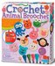 Szydełkowe broszki zwierzęta 4M