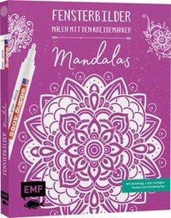 Vorlagenmappe Fensterbilder malen mit dem Kreidemarker - Mandalas