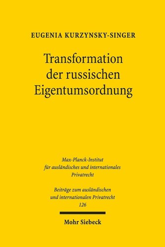 Transformation der russischen Eigentumsordnung
