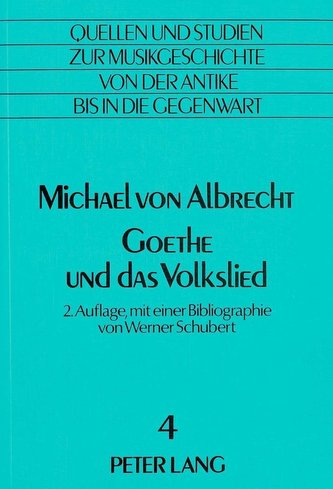 Goethe und das Volkslied