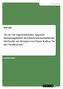 \"Es ist ein eigentümlicher Apparat\". Spannungsfelder literaturwissenschaftlicher Methodik am Beispiel von Franz Kafkas \"In der S