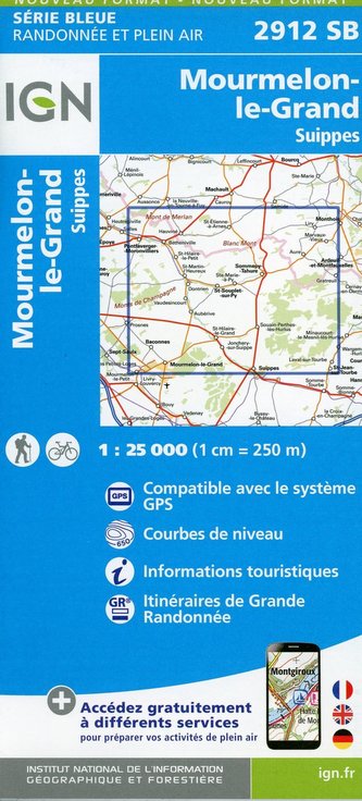 Monthois.Mourmelon-le-Grand 1:25 000