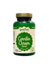 GreenFood nutrition - Carnitin Chrom lalmin 60 vegan kapslí