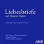 Liebesbriefe auf blauem Papier