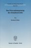 Das Präventionsprinzip des Schadensrechts