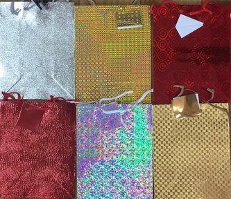 Torebka ozdobna hologram PL-2h mix