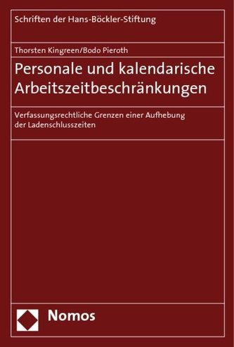 Personale und kalendarische Arbeitszeitbeschränkungen