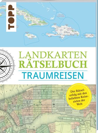 Landkarten Rätselbuch - Traumreisen