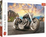 Puzzle: Čierna motorka 500 dielikov