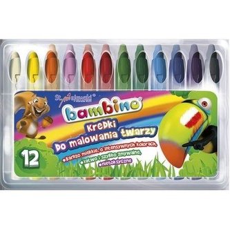 Ceruzky na tvár 12 farieb BAMBINO