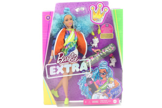 Barbie Extra - s modrým afro účesom GRN30