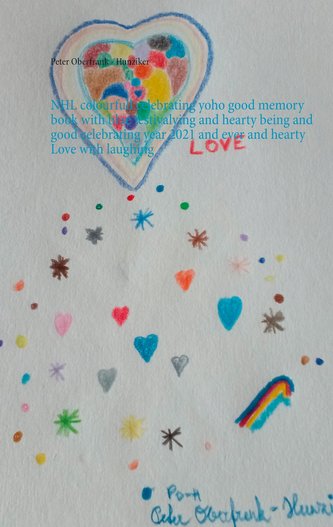 NHL colourfull celebrating yoho good memory book with blue festivalying and hearty being and good celebrating year 2021 and ever