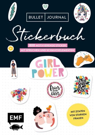 Bullet Journal - Stickerbuch: Girlpower